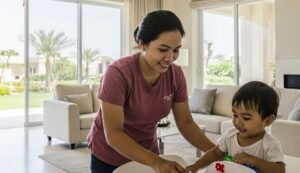 nanny in dubai