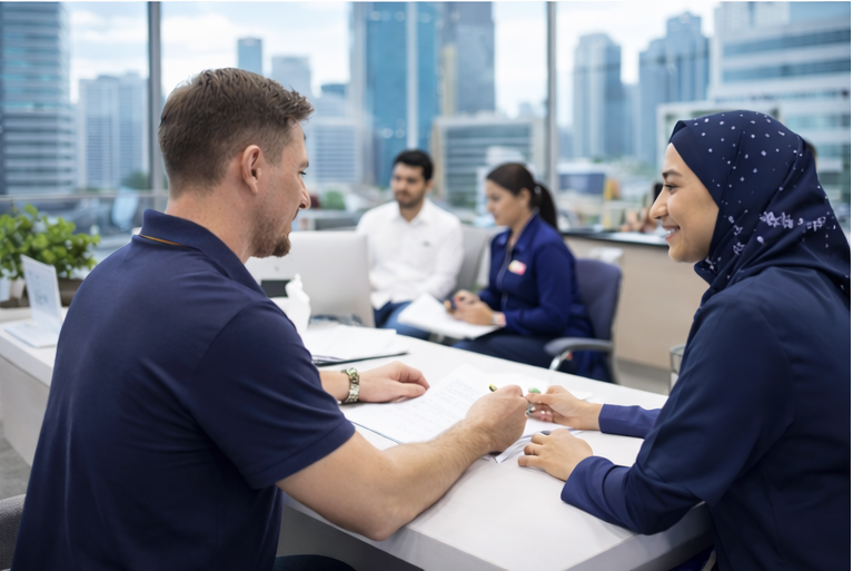 إجراءات العمالة المنزلية عبر تدبير في دبي