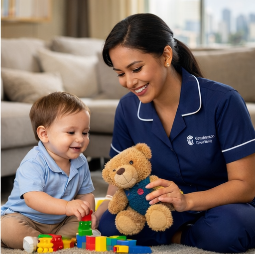 Nanny domestic worker childcare Dubai